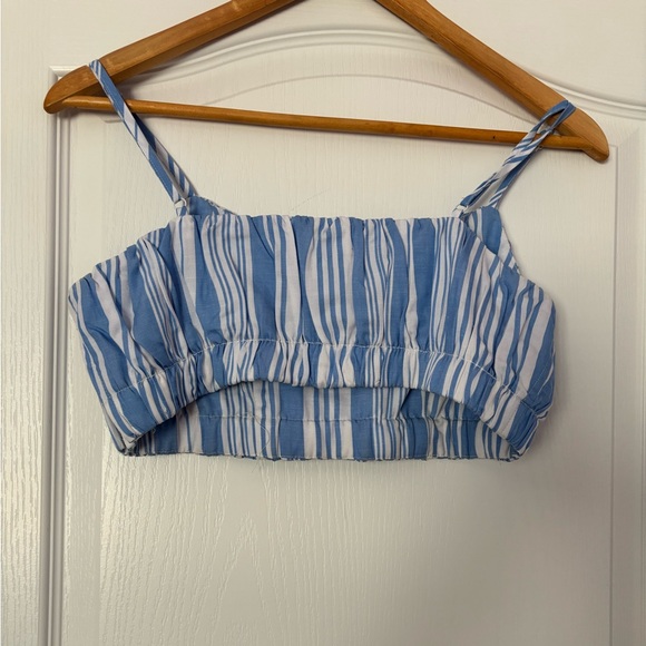 Linen blend Crop Top (Medium) - Picture 4 of 4